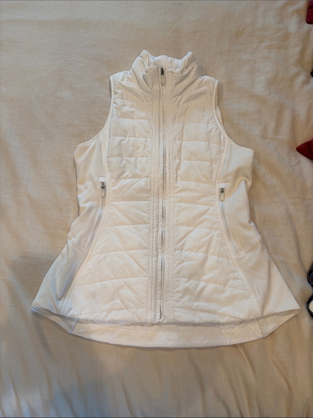lululemon athletica White Quilted Lightweight Vest